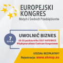 Obrazek dla: Największe spotkanie firm sektora MŚP w Europie! VII Europejski Kongres Małych i Średnich Przedsiębiorstw 18-20 października 2017